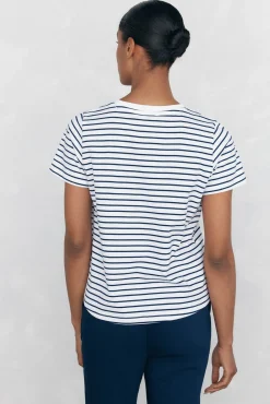 T-shirt com bolso de corrente