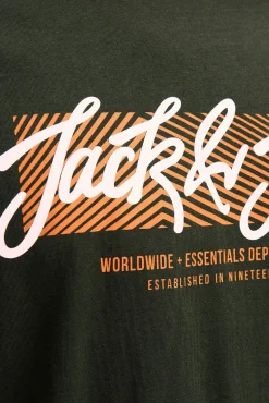 T-shirt com logo frontal