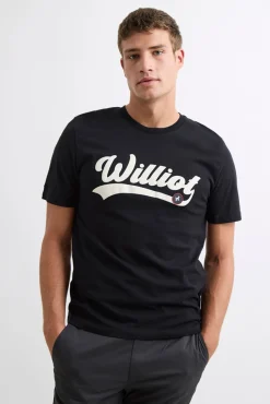 T-shirt com logo vintage