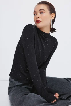 T-shirt com strass