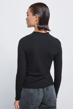 T-shirt com strass