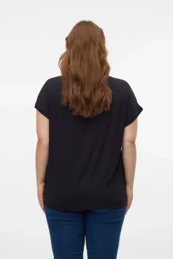 T-shirt de renda plus size