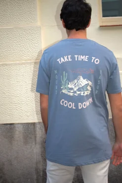 T-shirt Fooders Lavada Borgonha