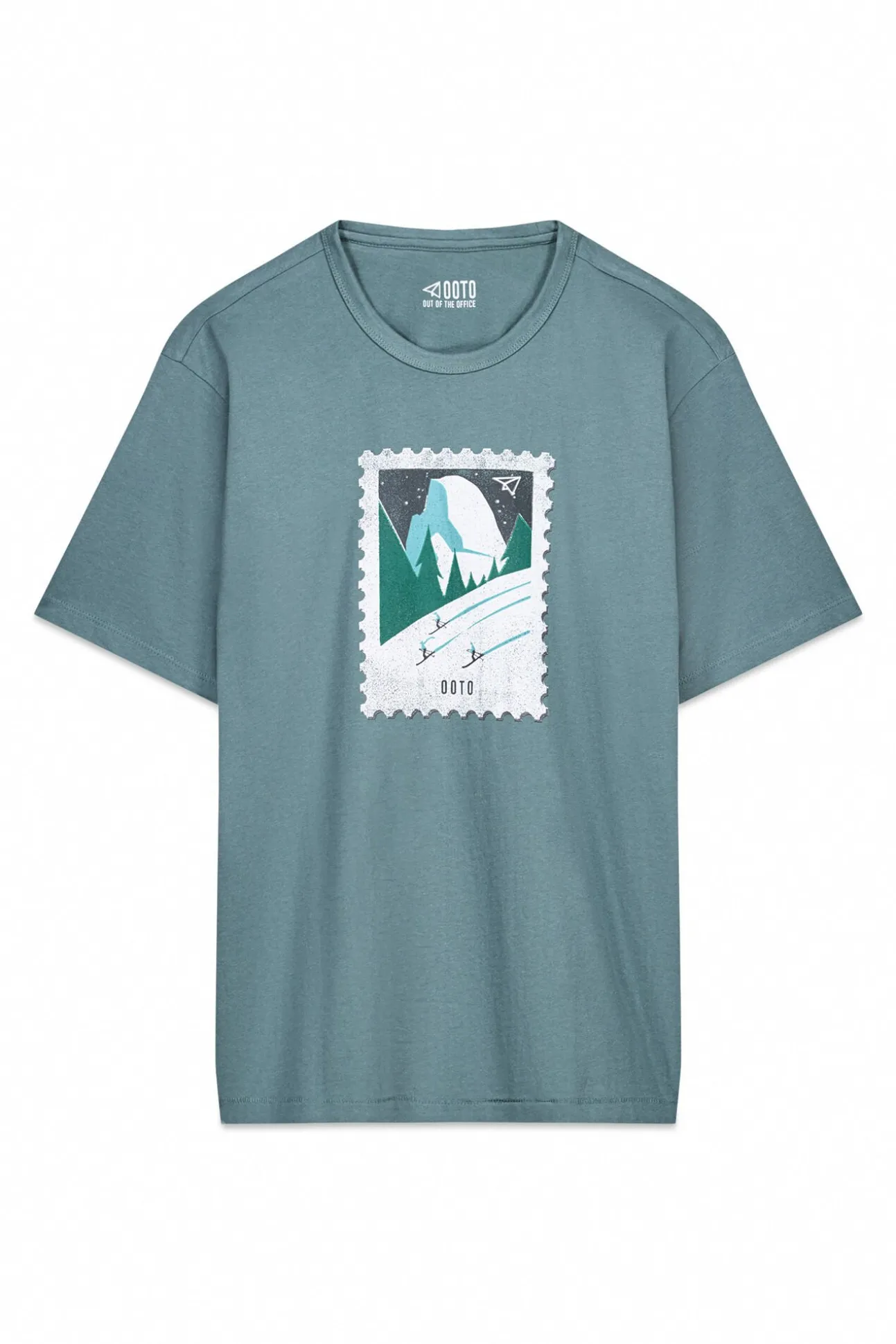 T-shirt gráfica lavada