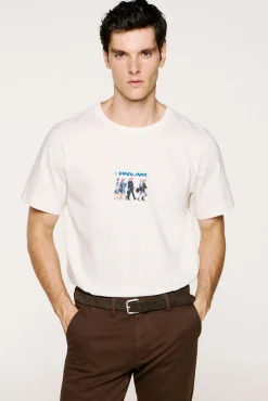 T-shirt manga em colaboração com a PANAM