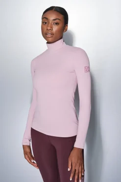 T-shirt manga rosa chiclete
