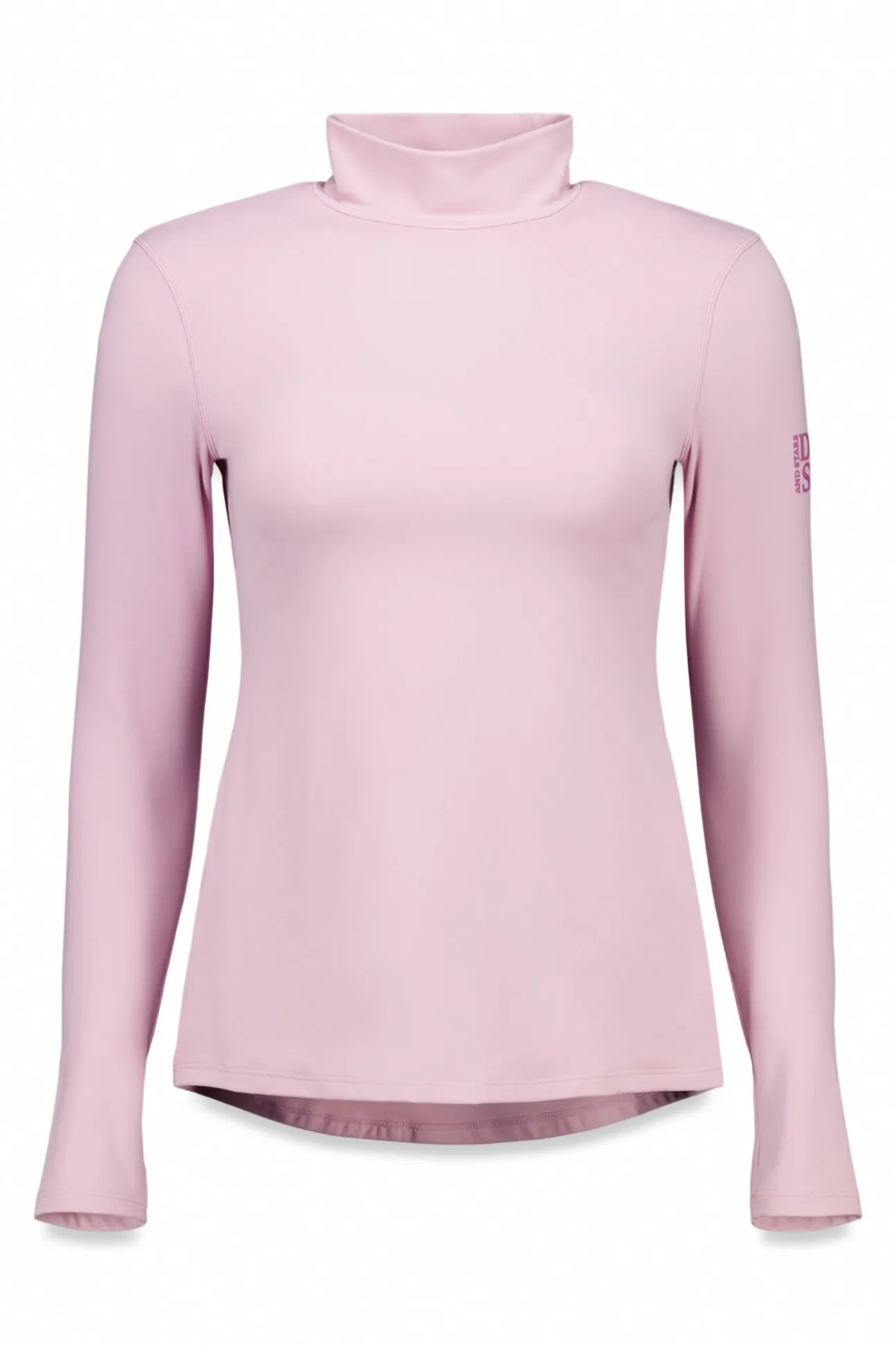 T-shirt manga rosa chiclete