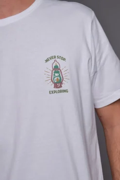 T-shirt Nunca Pare de Explorar