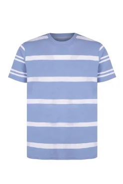T-shirt às riscas