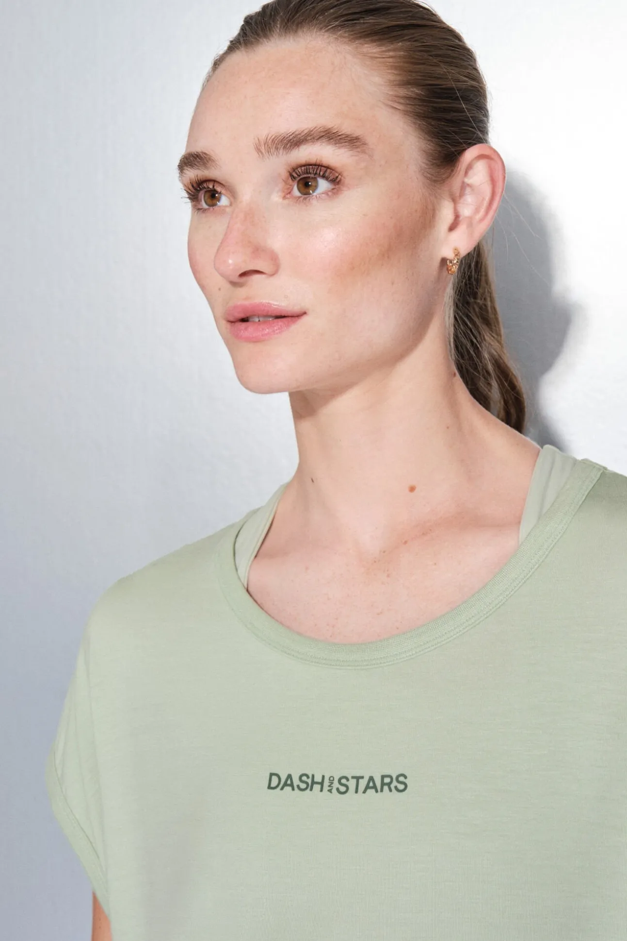 T-shirt verde extrassuave