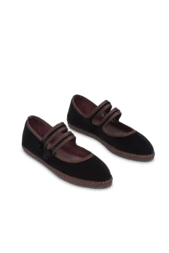 Veludo Mary Janes
