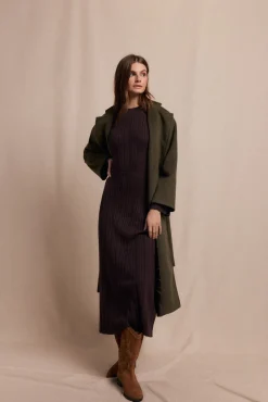 Vestido canelado Perkins