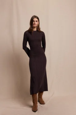 Vestido canelado Perkins