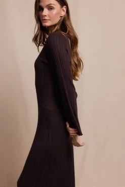 Vestido canelado Perkins
