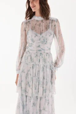 Vestido com babados