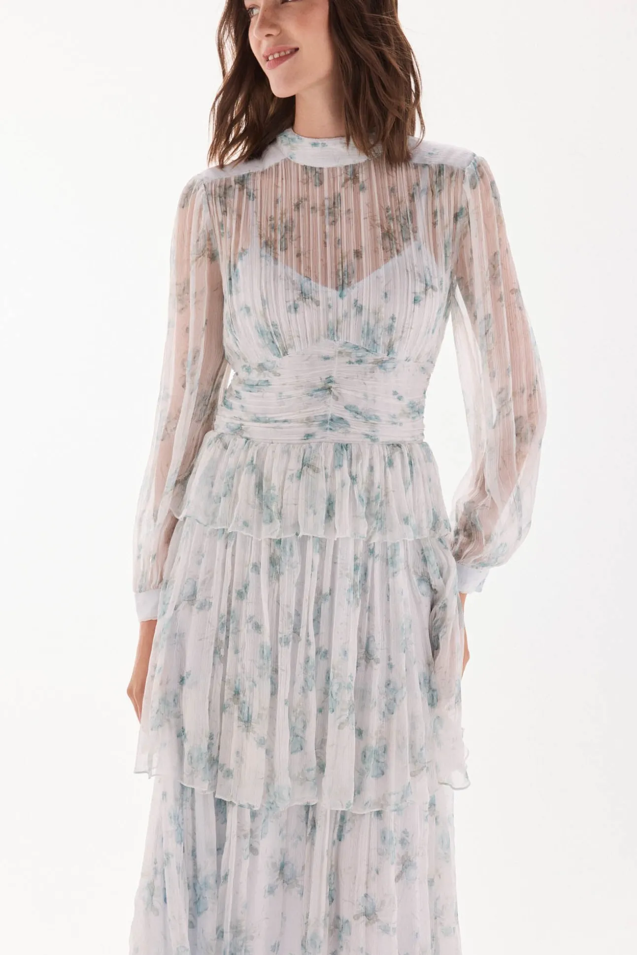 Vestido com babados