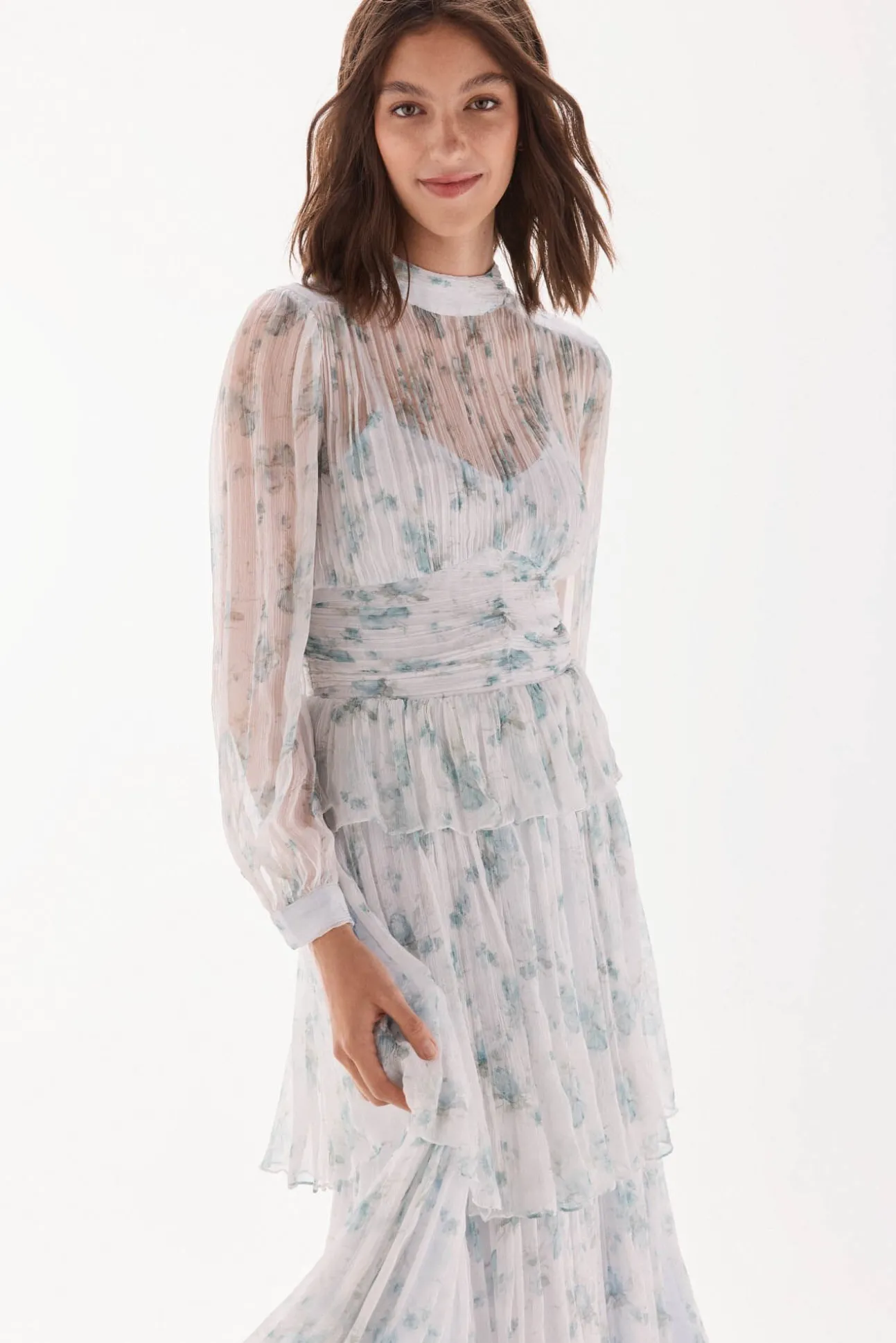 Vestido com babados
