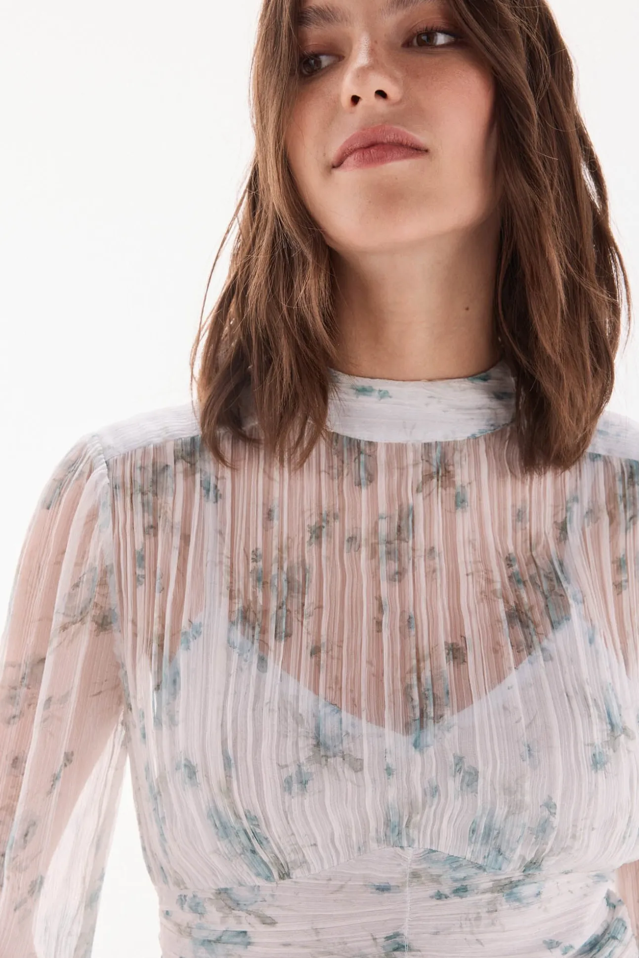 Vestido com babados