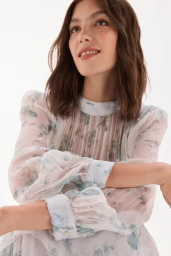 Vestido com babados