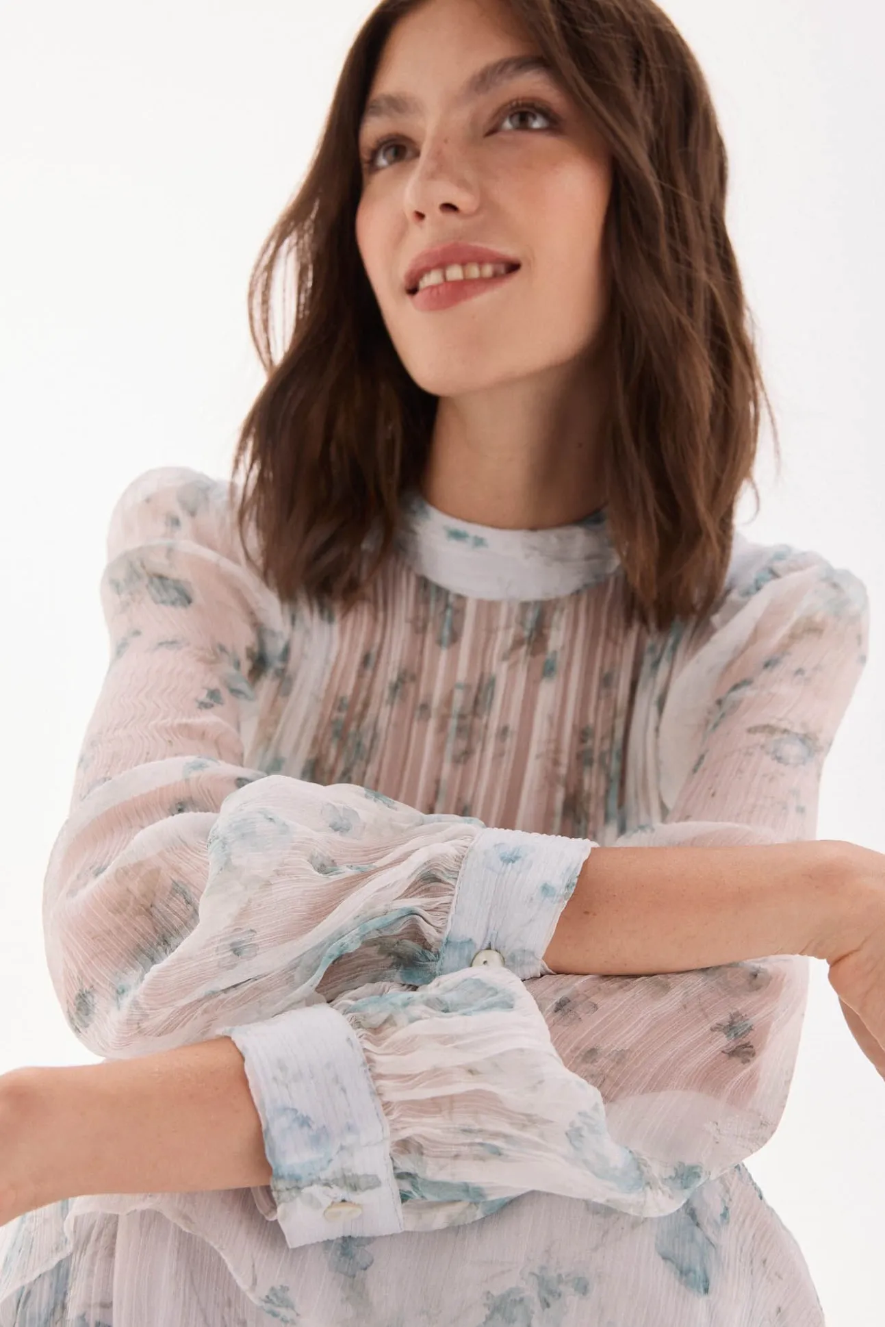 Vestido com babados