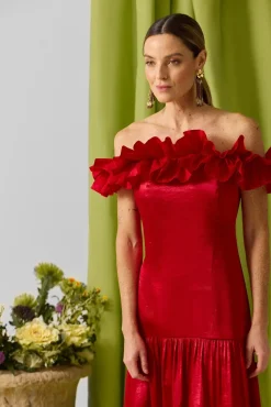 Vestido com folho da coleção Event