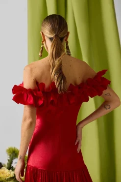 Vestido com folho da coleção Event