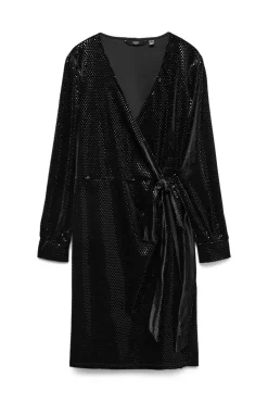Vestido curto com manga plus size
