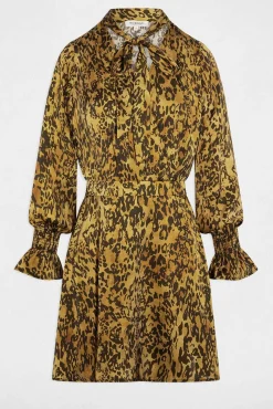 Vestido curto de cetim