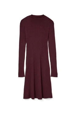Vestido curto de malha