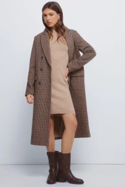 Vestido curto de malha malha