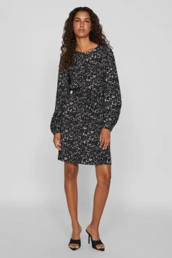 Vestido curto estampado