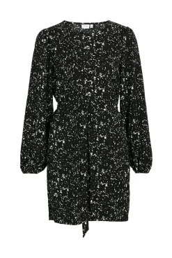 Vestido curto estampado