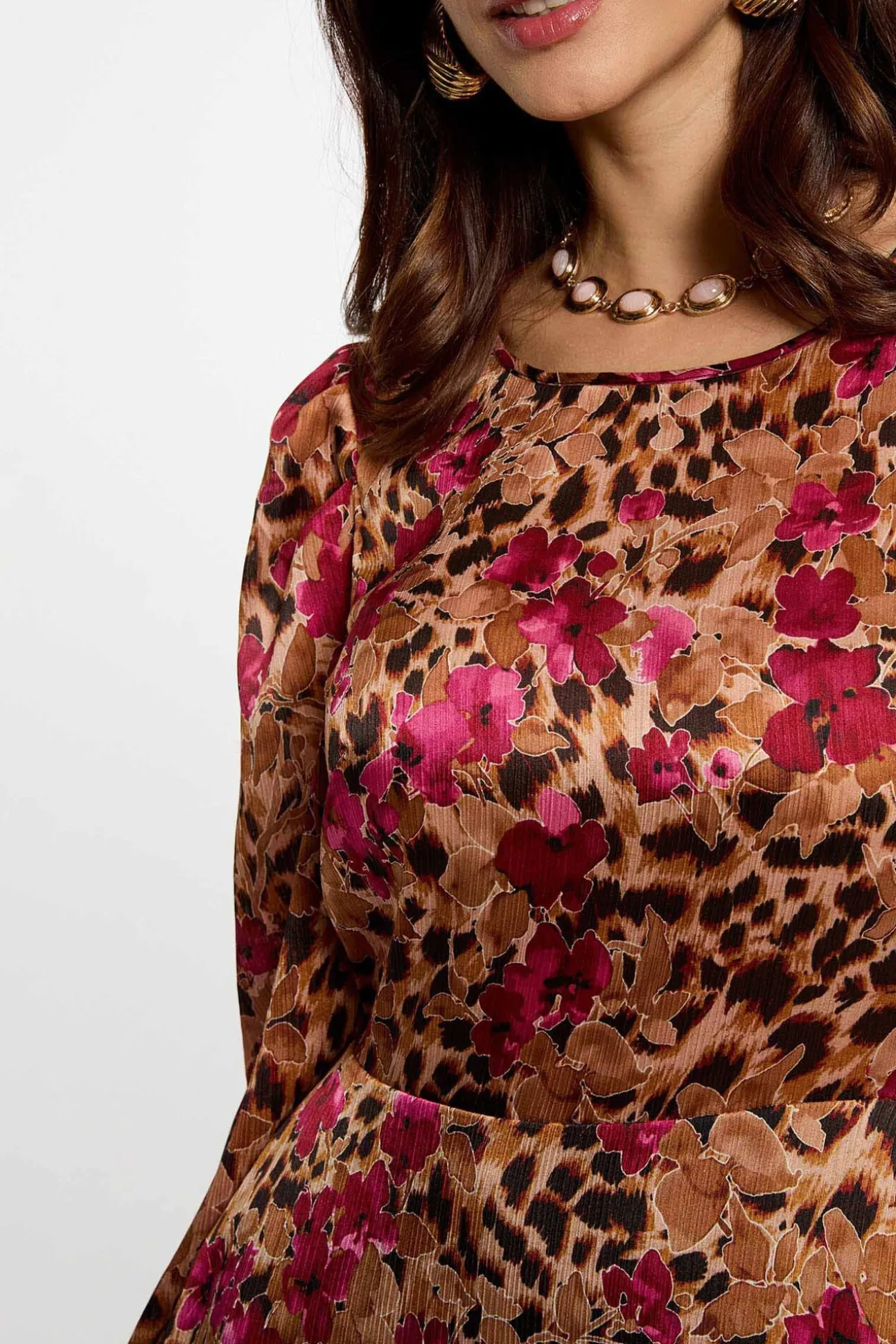 Vestido curto plissado