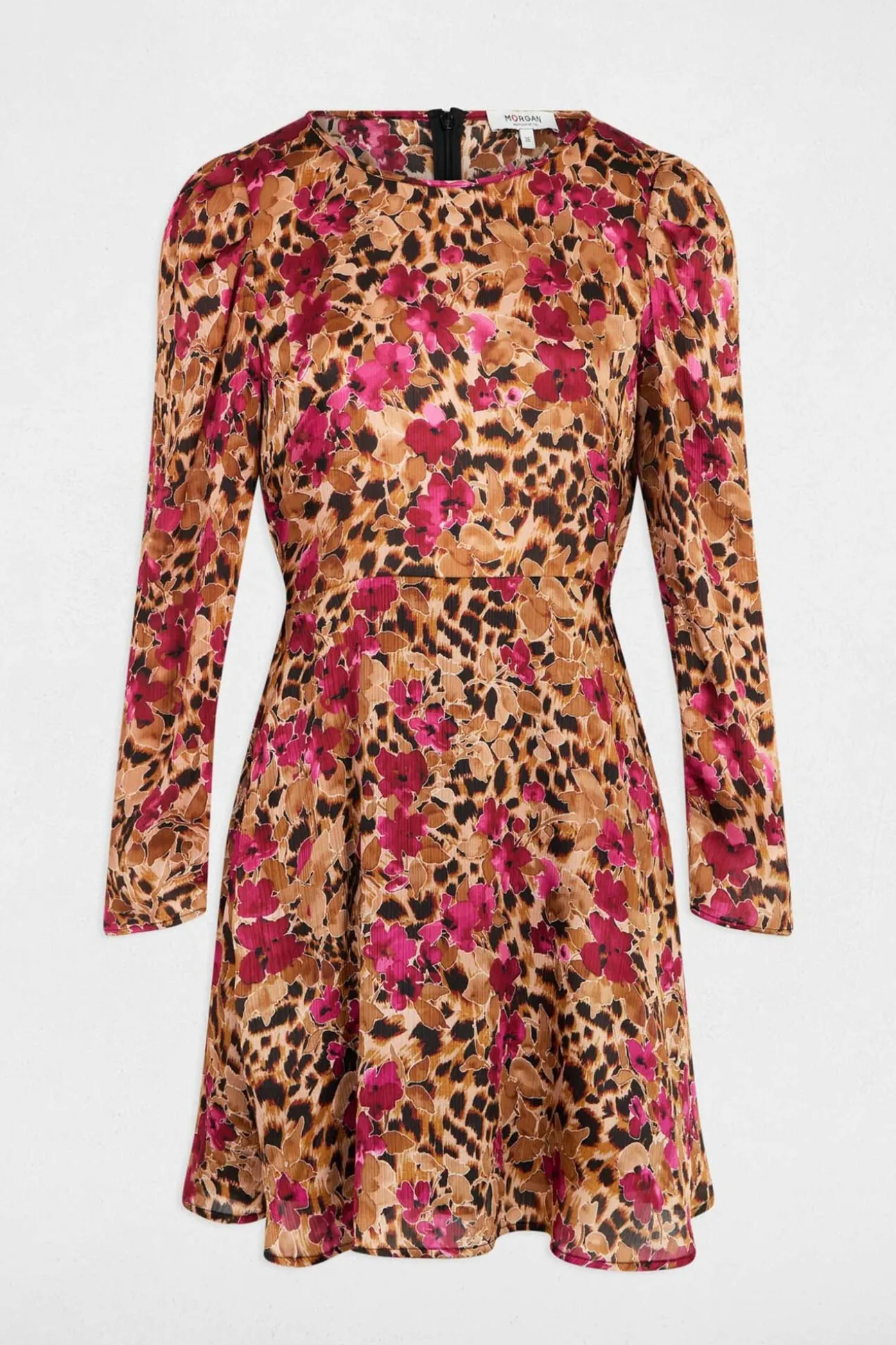 Vestido curto plissado