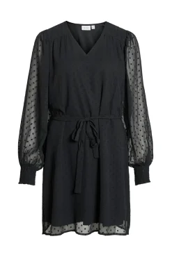 Vestido curto plumeti