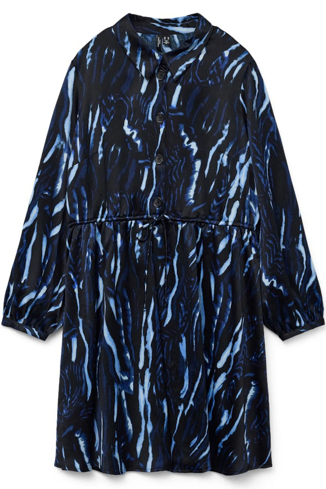 Vestido curto plus size de manga manga