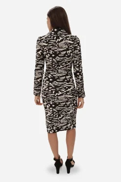Vestido de cintura alta