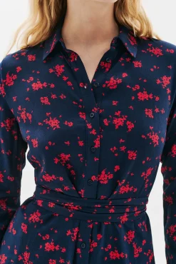 Vestido de flores 100% viscose
