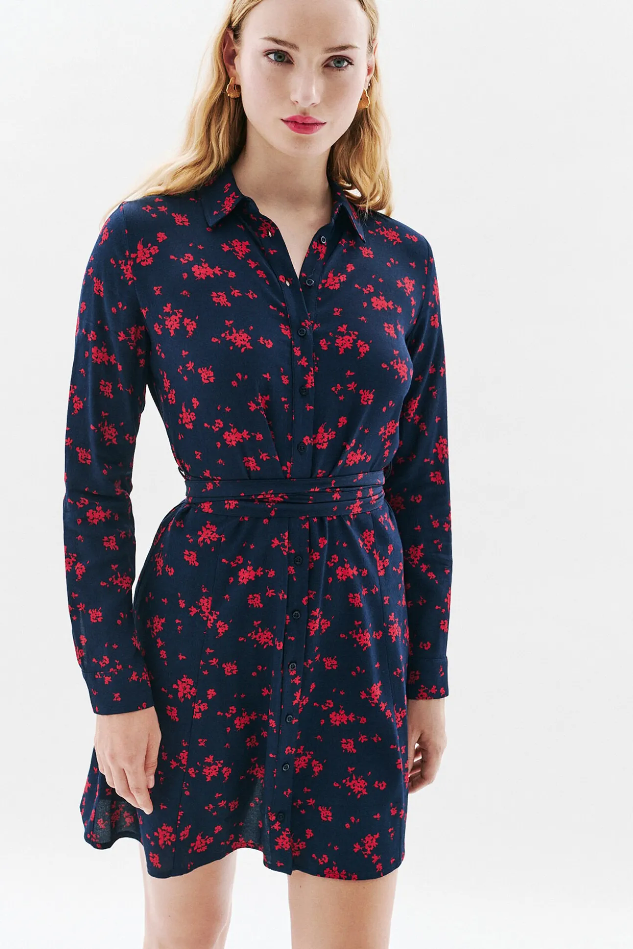 Vestido de flores 100% viscose
