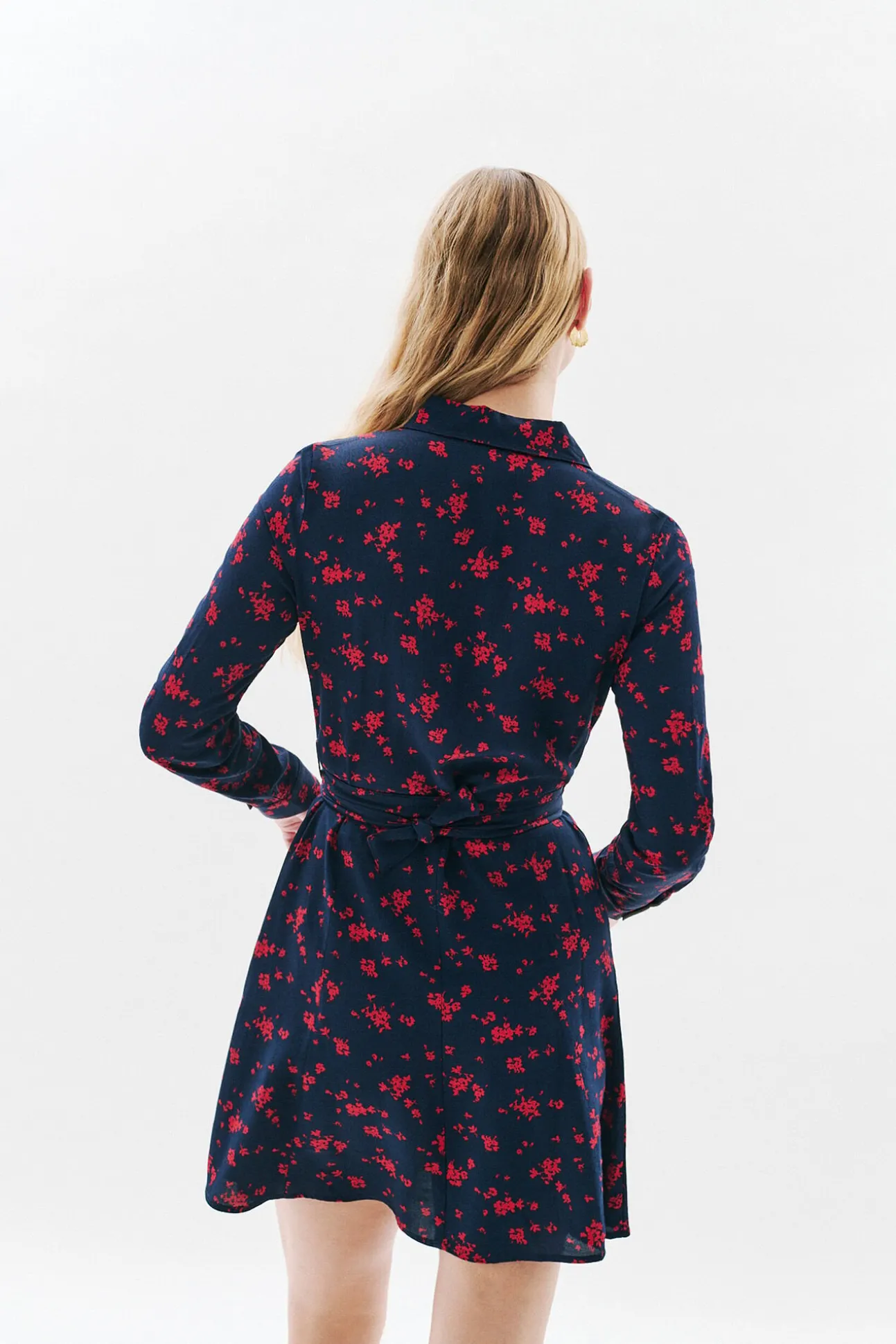 Vestido de flores 100% viscose