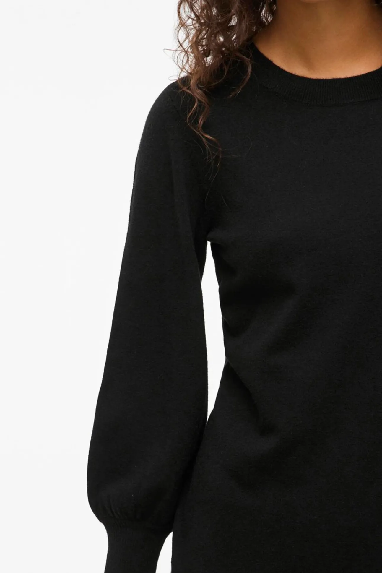 Vestido de malha com viscose