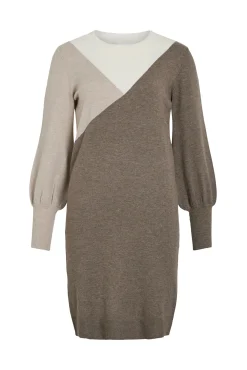Vestido de malha com viscose