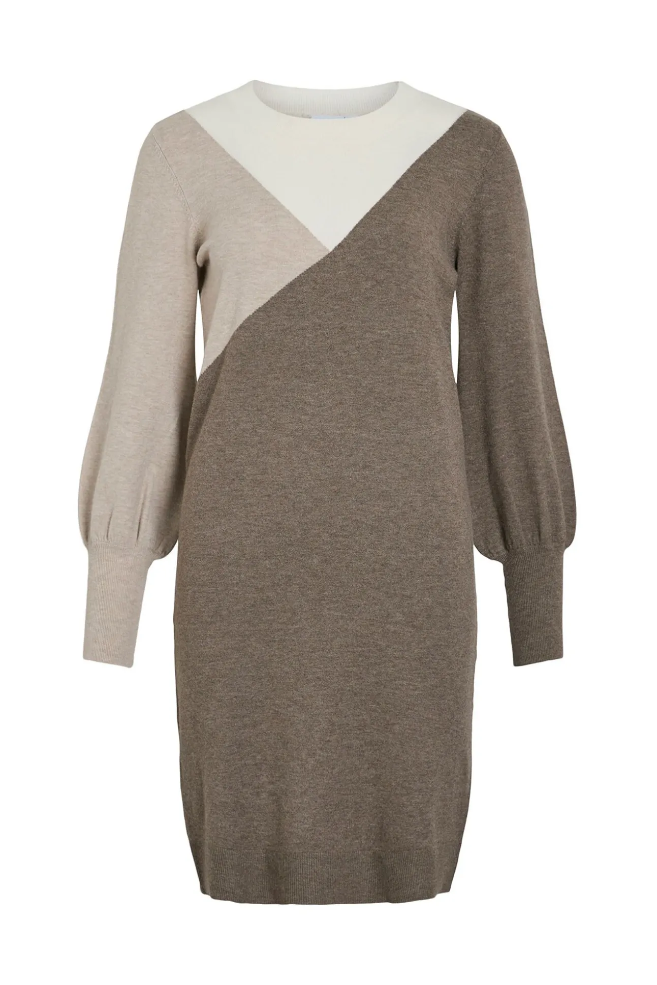 Vestido de malha com viscose