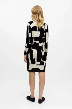 Vestido de malha estampado