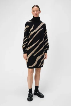 Vestido de malha estampado
