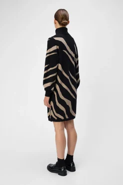 Vestido de malha estampado