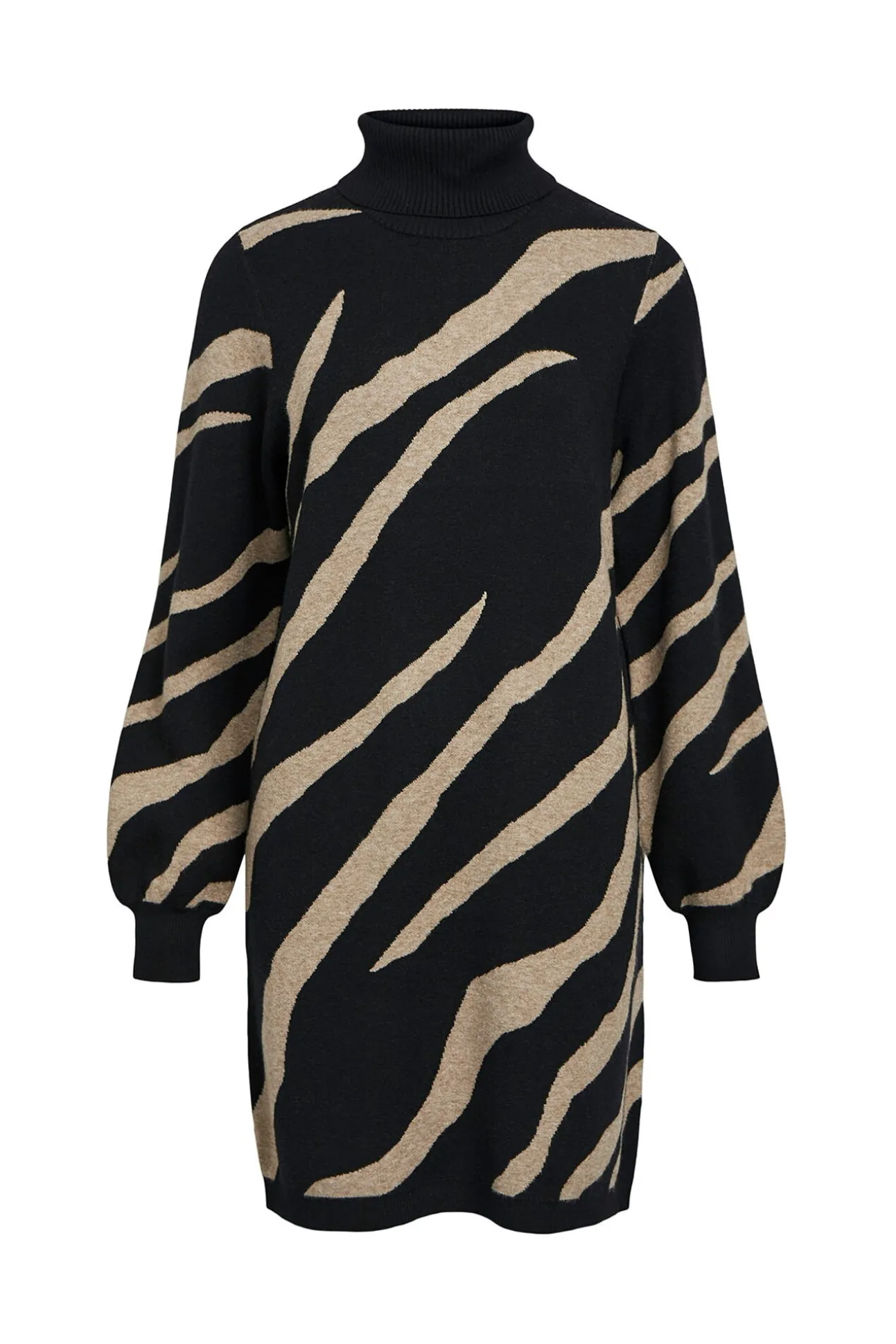 Vestido de malha estampado