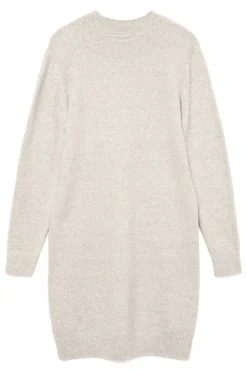 Vestido de malha manga plus size