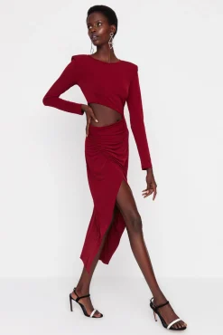 Vestido de noite midi
