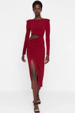 Vestido de noite midi